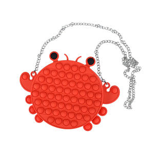 Pioneer mainan Puzzle lintas batas, penghilang stres jari gelembung tas selempang koin menyenangkan alat tulis Makeup mainan gambar Mouse - Product Image 3