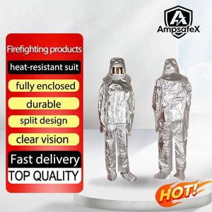 Traje Térmico Personalizable para Bomberos al por Mayor, Ropa de Trabajo de Seguridad contra Incendios con Protección de Alta Temperatura de Aramida y Lámina de Aluminio - Product Image 1