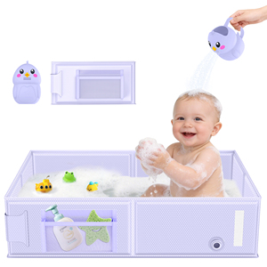 <span class=keywords><strong>Bañera</strong></span> Plegable <span class=keywords><strong>para</strong></span> Bebé, Libre de BPA, Certificada, Portátil, Plegable, <span class=keywords><strong>para</strong></span> Recién Nacidos y Niños Pequeños, Cumple con la Norma EN 17022 - Product Image 4