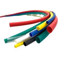 Manchon thermorétractable en PE pour câblage d'armoires industrielles, tube isolant anti-rayures, protection de câbles multicolores, tube thermorétractable