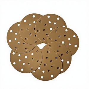 Discos de <span class=keywords><strong>Lija</strong></span> Abrasivos Redondos de Metal y Madera para Automóviles, Discos de <span class=keywords><strong>Lija</strong></span> Orbitales de 150 mm - Product Image 1