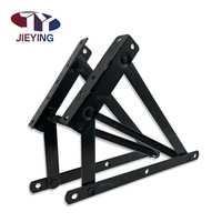 JIEYING Charnière à ressort triangulaire pour coffre de canapé-lit, quincaillerie métallique pour meubles, mécanisme de levage pour chaise longue et ottoman
