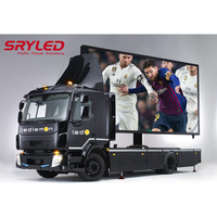 Écran LED publicitaire mobile pour camions P4 P5 P6 P8 P10, affichage extérieur, 960x960mm, double face, pour camions fourgonnettes