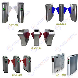 Barkod bilet bariyer flap Kolay entegrasyon sistemi biyometrik katılım anti-geri turnike anti-tailgating sensörleri - Product Image 5