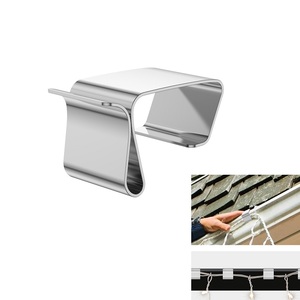 Holiday Lights Roof <strong>Hooks</strong> <strong>Gutter</strong> Spring Clips Hanging Outdoor String Light <strong>Hook</strong> - Product Image 1