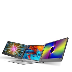 14 inch màn hình di động cho máy tính xách tay màn hình kép ba FHD màn hình di động IPS Type-C kép màn hình di động với USB-A - Product Image 1