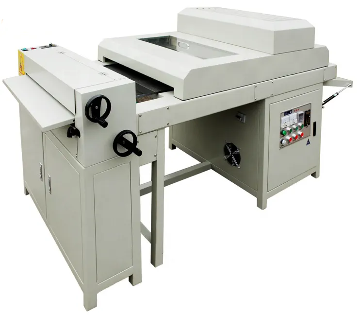 Automatic Label Sticker Paper Film 650mm PVC Edge Banding UV Coating Machine MDF UV Coating Machine