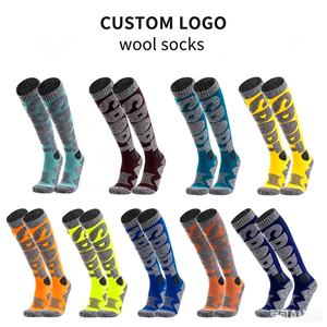 <span class=keywords><strong>Chaussettes</strong></span> de <span class=keywords><strong>ski</strong></span> en laine mérinos, hauteur genou, respirantes, compressives, pour hommes et femmes, sports de neige - Product Image 1