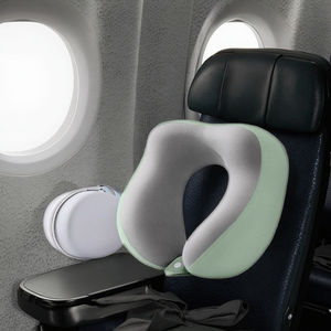 Oreiller de voyage en forme de U en mousse à mémoire de forme OEM pour enfants Oreiller de soutien de cou personnalisable à rebond <span class=keywords><strong>lent</strong></span> pour voiture d'avion - Product Image 6