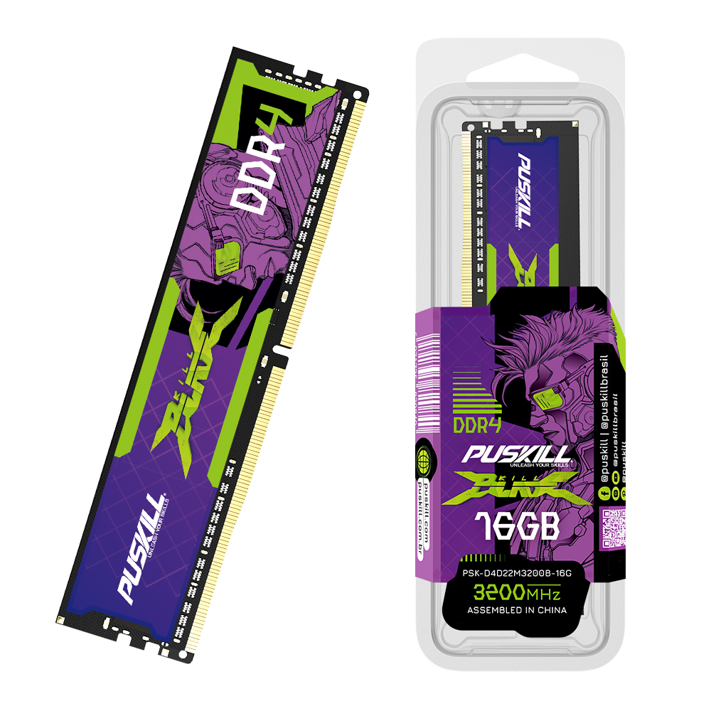 Memoria Ram, PusKill, KillBlade DDR4, 3200Mhz, CL17, 1.2v, PC4
