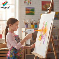 Nouveau produit 2026 : Kits d'aérographe de peinture DIY, marqueur électrique sans fil personnalisable avec logo, aérographe pour enfants, ensemble d'art par pulvérisation