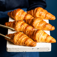 Croissants surgelés français - Matières premières semi-finies pour la pâtisserie pour enfants
