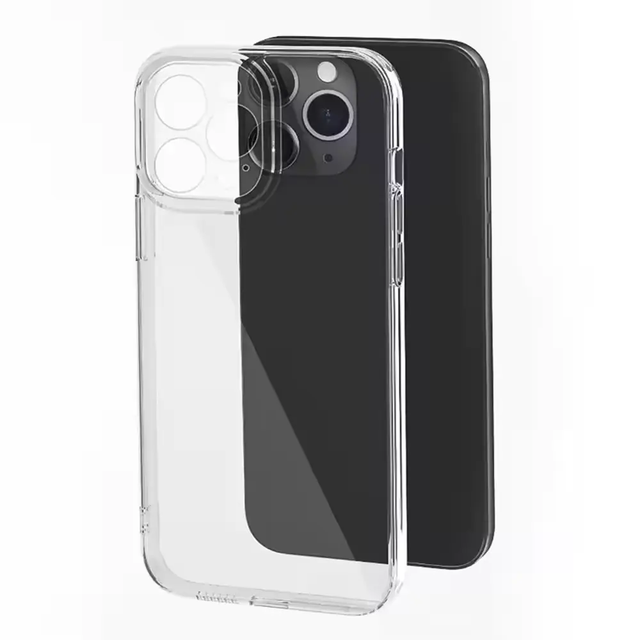 2024 Ztx Wholesale Custom TPU PC Transparent Wireless Charging Slim Impact-resistant Mobile Cover Phone Case for 15