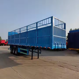 Semirremolque de 3 Ejes y 60 Toneladas para Transporte de Ganado/Vacas/Cerdos/Aves de Corral, con Vallas y Rejillas, en Venta - Product Image 6