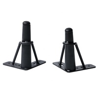 Winstar 6-Zoll L-Form Metall Schlafs ofa Bein im modernen Stil Golden Black Finish für Küchen krankenhaus & Schul möbel & Schränke