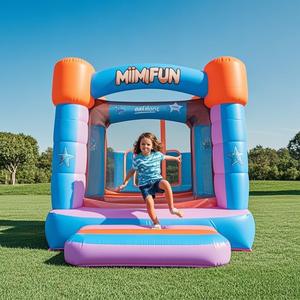 Casa inflable para saltar para niños, adecuada para entretenimiento de <span class=keywords><strong>fiestas</strong></span> en interiores y exteriores - Product Image 5
