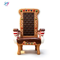 Chaise Gingerbread Moderne en Fibre de Verre, Durable et Écologique, pour Chambre, Salon, Appartement, Salle à Manger, Bureau à Domicile