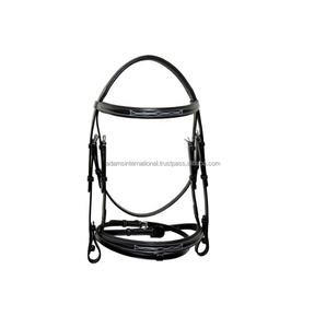 Brida de carreras de cuero para caballos Proveedores de productos premium para caballos - Product Image 4
