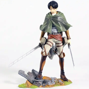 20CM di attacco al titano 1/8 Levi Rivaille Ackerman <span class=keywords><strong>Action</strong></span> PVC da collezione giocattoli per bambini bambola figura Anime - Product Image 6