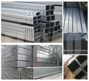 Tube carré en acier galvanisé, galvanisation à chaud, prix au mètre, tube en acier galvanisé pour bâtiment, tube en acier zingué électrique, meilleure qualité - Product Image 5