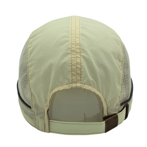 Spring Summer Quick Drying Sun Hat Breathable UV Protection Outdoor <b>Hiking</b> Baseball <b>Cap</b> Khaki Color Solid Pattern Polyester - Product Image 3