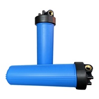Coque de filtre nano de purification d'eau par osmose inverse bleue de 20 pouces facile à installer pour un usage domestique Qualité assurée