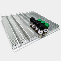 Système d'étagères à rouleaux OFL à alimentation par gravité automatique, durable, économique, construction en plastique et en acier