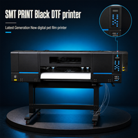 A1DTF Imprimante à transfert thermique à double tête XP600 I3200 haute précision idéale pour l'artisanat de vêtements textiles