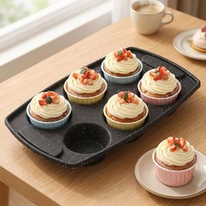 Moule à cupcakes personnalisé en silicone sans BPA pour la cuisson, moule à muffins en silicone crème - Product Image 2