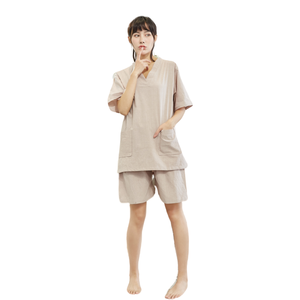 Precio de fábrica Sauna portátil Spa 100% algodón savia sudor vapor traje de dos piezas sudor vapor traje - Product Image 6