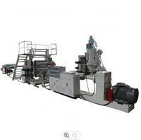 Extrudeuse Monovis Contrôlée par PLC pour la Production de Feuilles et Plaques en PE, PP, PS, EVA, ABS, PMMA avec Pompe et Roulement