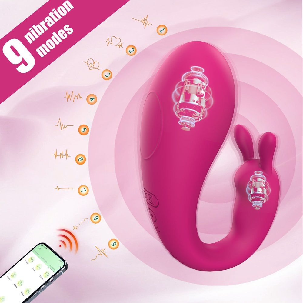 wearable rabbit vibrator TwinBun – Dual Motors Rabbit Vibe main image 1