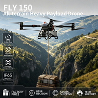 Châssis de drone pliable en fibre de carbone Sanmoo FLY150 150 kg pour levage lourd, multirotor, pour pulvérisation agricole et livraison de marchandises