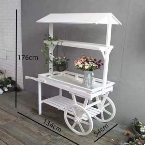 <span class=keywords><strong>Chariot</strong></span> en <span class=keywords><strong>bois</strong></span> blanc décoratif, <span class=keywords><strong>chariot</strong></span> à bonbons en <span class=keywords><strong>bois</strong></span> à vendre, <span class=keywords><strong>chariot</strong></span> de <span class=keywords><strong>bar</strong></span> en <span class=keywords><strong>bois</strong></span> avec roulettes pour les fêtes, les anniversaires, les mariages et les événements - Product Image 2