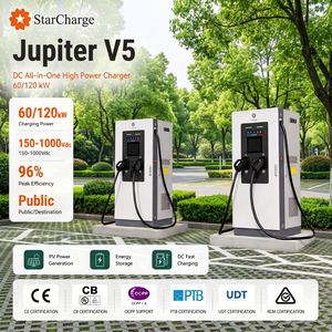 สถานีชาร์จรถยนต์ไฟฟ้า Starcharge Jupiter V5 120kW GBT 250A Boost 300A IP55 IK10 ระบบ Smart O&M OCPP 1.6 2.0.1 แบบ DC - Product Image 1