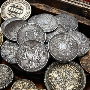 Fabricant de Pièces de Défi Personnalisées en Métal Antique avec Impression par Estampage pour Collections de Pirates - Product Image 1