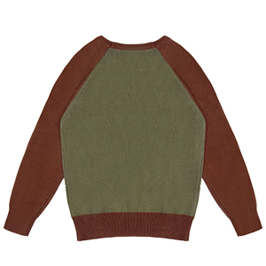 Tùy Chỉnh Áo Thun Crew Cổ Người Đàn Ông Đan Mùa Đông Giản Dị Bông Quá Khổ Jumper Jacquard Mô Hình Mens Áo Thun Đan Áo Len - Product Image 2