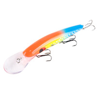 Lot de leurres artificiels variés (durs et souples) avec corps en plastique réaliste pour la pêche en eau douce (lac et ruisseau)
