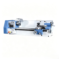 Tour manuel horizontal compact YH B25 pour mandrin à 3 mors, mini-tour pour le travail des métaux (acier inoxydable, aluminium, cuivre)