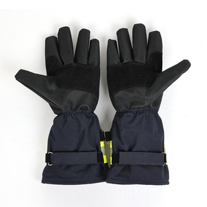 Gants de sécurité en aramide pour la lutte contre les incendies, 14 pouces, avec manchette élastique, bandes réfléchissantes, résistants à l'abrasion et ignifuges - Product Image 3