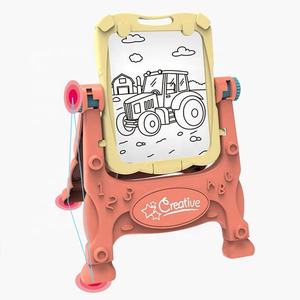 Yüksek kaliteli çocuklar çizim kurulu taşınabilir çift taraflı Graffiti şövale boyama ebeveyn-çocuk interaktif eğitim çizim oyuncaklar - Product Image 4