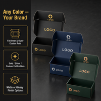 Boîte à chaussures en carton ondulé recyclable avec logo personnalisé, de qualité supérieure, pliable, avec laminage mat, doublée d'éponge, pour cadre photo