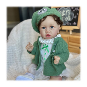 Muñeca <span class=keywords><strong>Reborn</strong></span> Africana <span class=keywords><strong>Bebe</strong></span> Recién Nacida Realista Personalizada, Carrito de Cocina Miniatura de Ladrillos, Muñeca de Arte, Muñeca <span class=keywords><strong>Reborn</strong></span> Masculina, Juguete Suave, Muñeca de Moda, Material de Vinilo Lavable - Product Image 1