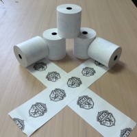 Rouleaux de papier thermique imprimés de marque OEM 80mm 57x40 pour TPV – Fabricant direct