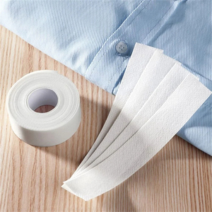 Wholesale 2-Roll Disposable Shirt Neck Liner Self-Adhesive Sweat-Absorbent Cloth <b>Tape</b> with Anti-Dirt Grime Sticker Thin - Product Image 2