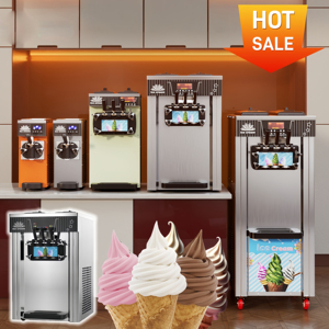 Tragbare Automatische Softeis-Maschine für Lebensmittel-Eiscreme, Komplette Anlage zur Herstellung von Softeis - Product Image 6