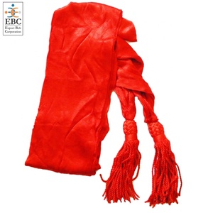 Écharpe de cérémonie en soie pour fonctionnaires civils OEM avec pompon, personnalisée, blanche, avec fil blanc, écharpe de cérémonie de type Zeeak Hussar avec deux épées - Product Image 6