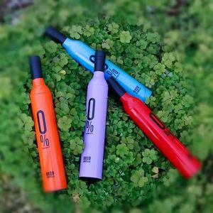 Wholesale Custom Logo Advertise Business Promotion Gift Travel Rainy Sunny 3 <b>Folding</b> Foldable Wine Bottle Density Umbrellas - Product Image 3