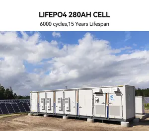 YULI 500KW 1MWH 2MWH sistem tenaga surya, sistem penyimpanan energi surya sistem baterai energi surya Off Grid