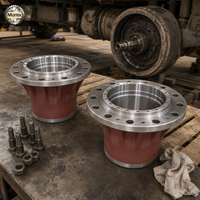 Ensemble de moyeu de roue avant Pengxiang OEM 3103011KP010 en acier moulé pour pièces de rechange de camions miniers lourds